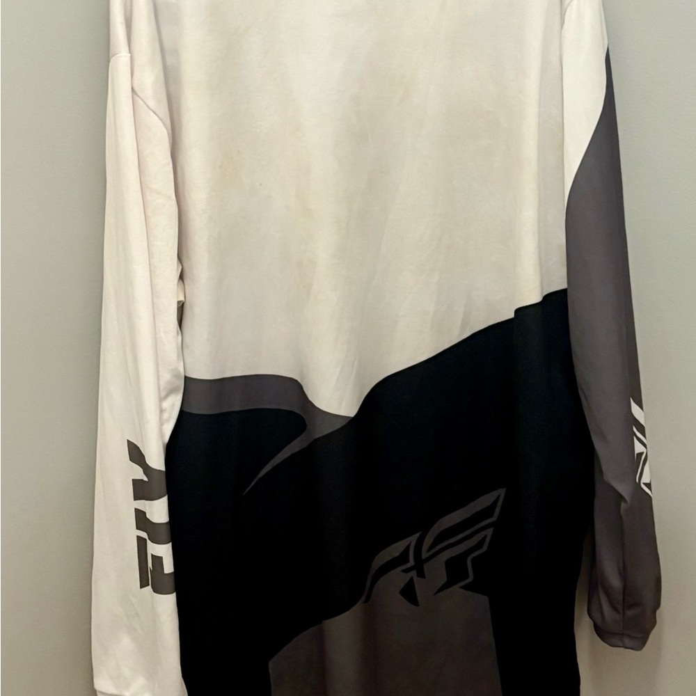 Fly Racing Men's Black and White Jersey - Picture 8 of 11
